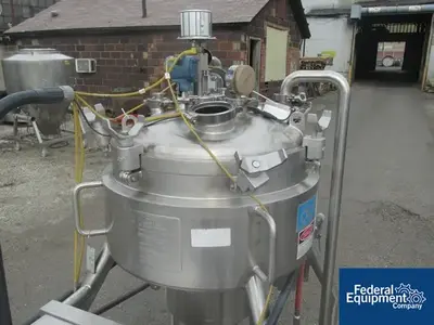 USED DCI 100 Liter DCI Jacketed Receiver, 316 S/S, 50/170#