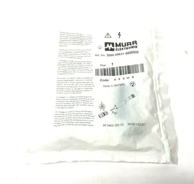 New | in-Stock Murrelektronik Wireable M8 female 0° A-cod. screw Connector Disconnects Michigan US | Maverick Industrial Sales #1393046