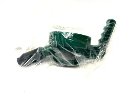 NEW OILSAFE WIDE STUMPY SPOUT LID, DARK GREEN