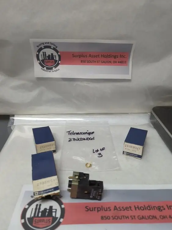 New | in-Stock TELEMECANIQUE ZB2BW061 Miscellaneous Equipment (Electrical & Power) | Surplus Asset Holdings #1196849