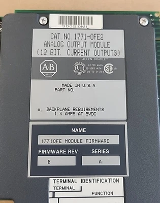 USED Allen-Bradley 1771-OFE2