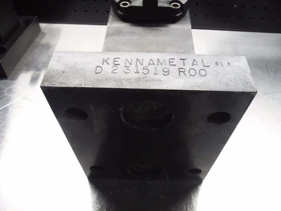 Kennametal KV 45 Flange Mount Clamping Unit KV45TUA C K 8 w/ Base (LOC2202)