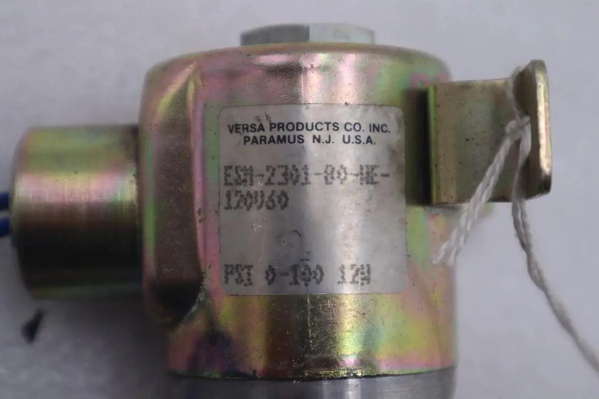 VERSA ESM-2301-80-HE-120V60 SOLENOID VALVES 0-100 PSI STOCK K-3670