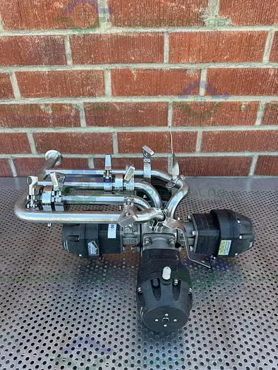 Used 4 ITT PURE FLO ADVANTAGE STAINLESS STEEL DIAPHRAGM VALVE W/ 1" SANITARY FITTING Valves/Fittings California US | Equipment Lab #485671