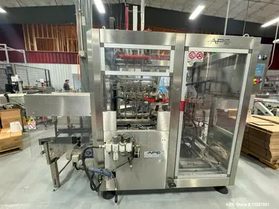 Used Bottling Line – GAI Rotary Filler, APE Packers, ROPP Capper, Case Sealer