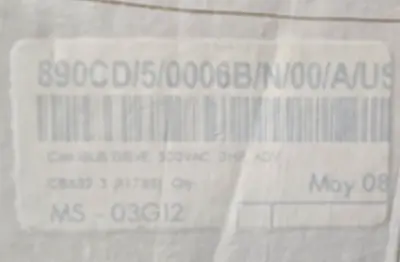 Parker 890CD/5/0006B/N/00/A/US Servo Drive (BIN721)
