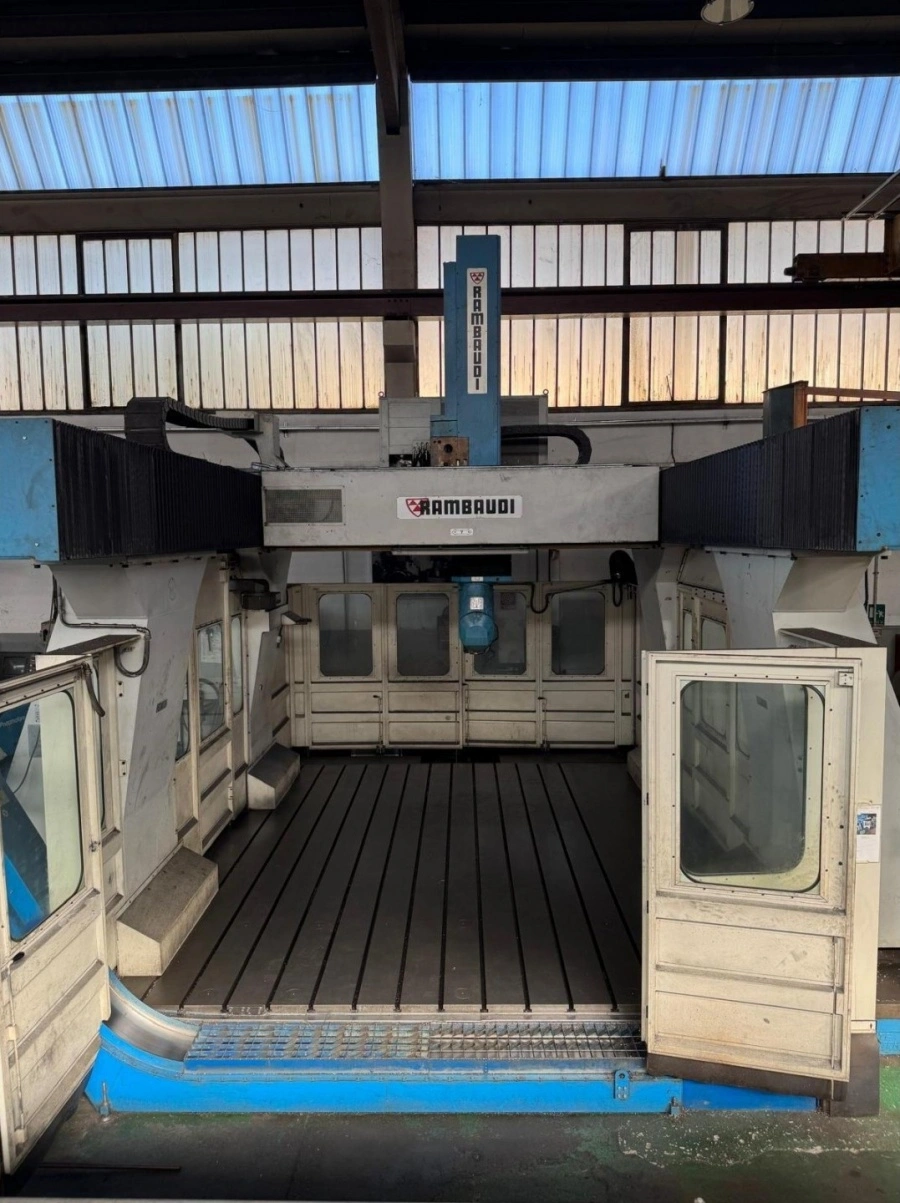 RAMBAUDI Gantry Type Plano Mill, in good working condition, visible under power, POA