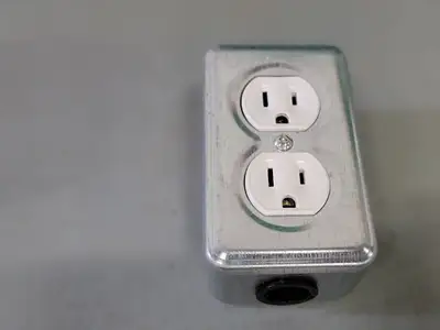 Duplex Receptacle with Outlet Utility Box