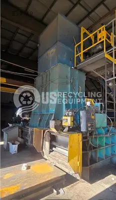 Used 2005 IPS 1388-200 TWO RAM HORIZONTAL WITH INFEED CONVEYOR Balers Colorado US | US Recycling Equipment #1513435