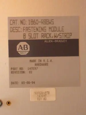 USED ALLEN BRADLEY 1860-RB8W5