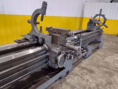 32" X 168" SUMMIT GAP BED ENGINE LATHE. STOCK # 0661425