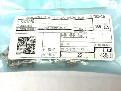 316041-2 | TE Connectivity  Socket Contact 10-12AWG PKG OF 17 - New Other
