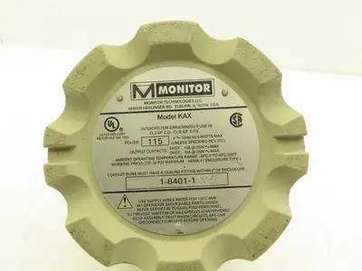 Monitor Technologies KAX Rotary Paddle Bin Monitor 115v 50/60hz