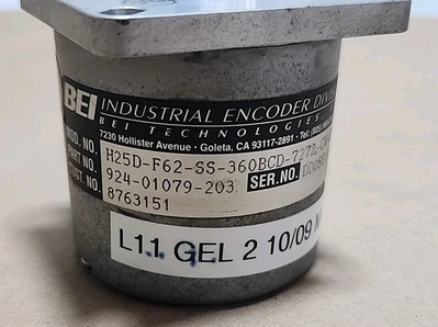 USED BEI Technologies H25D-F62-SS-360BCD-7272-CW-SM14/19-S