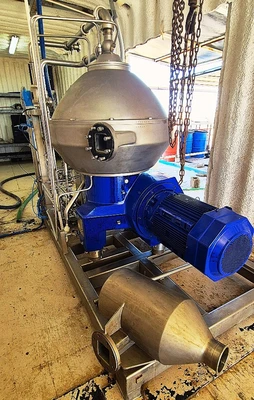 Alfa-Laval CLARA 200 hermetic clarifier module, 316SS.
