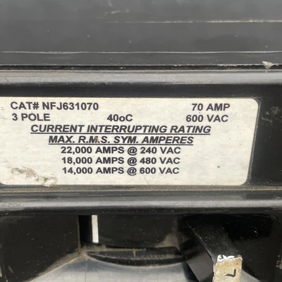 Used FPE NFJ631070 Circuit Breakers California US | Davliegogo LLC #1705667