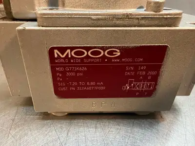 Moog G771K626 Servo Valve 3000Psi 312A6077P039 (9.3.4)