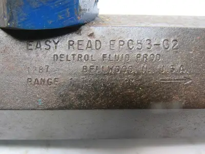 Deltrol EPC53C2 Easy Read 1-10GPM Metered Flow Control Valve 3/8" Ports