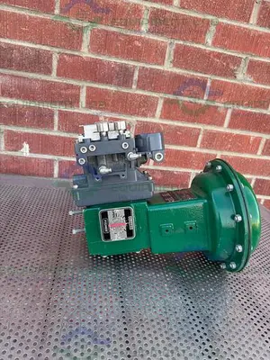 Used FISHER CONTROLS V150 STAINLESS STEEL 1" AIR OPERATED / PNEUMATIC VEE-BALL VALVE Valves/Fittings California US | Equipment Lab #485730