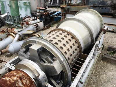 (2) Bird 36 x 96 screen bowl decanter centrifuges, 316SS.