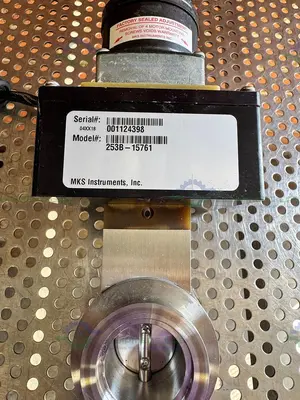 Used MKS 253B-15761  STAINLESS STEEL EXHAUST THROTTLE VALVE W/ KF 40 FITTING Valves/Fittings California US | Equipment Lab #1329350