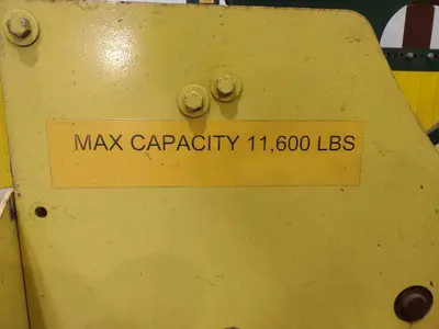 11,600 LBS RIMCO MODEL #R5-2450 ROTATOR POWERED I-BEAM ROLLOVER / ROTATOR MACHINE: STOCK #23597