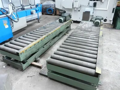 USED ROLLER CONVEYOR/SCISSORLIFT 3400 MM - 3 TON