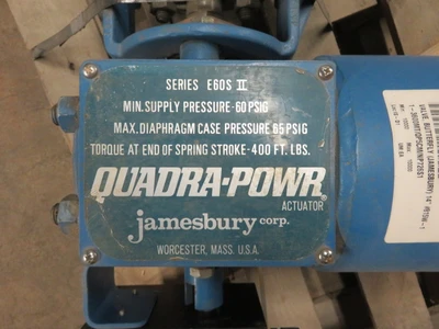 Jamesbury 14"-150  Butterfly Valve with Pneumatic Actuator