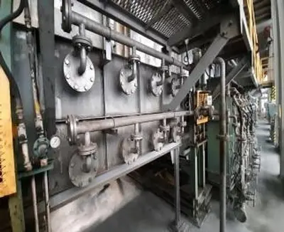 67" W (1710 mm) x .009"-.079" (.23 mm-2 mm) x 20 Ton Color Coating Line (Used)