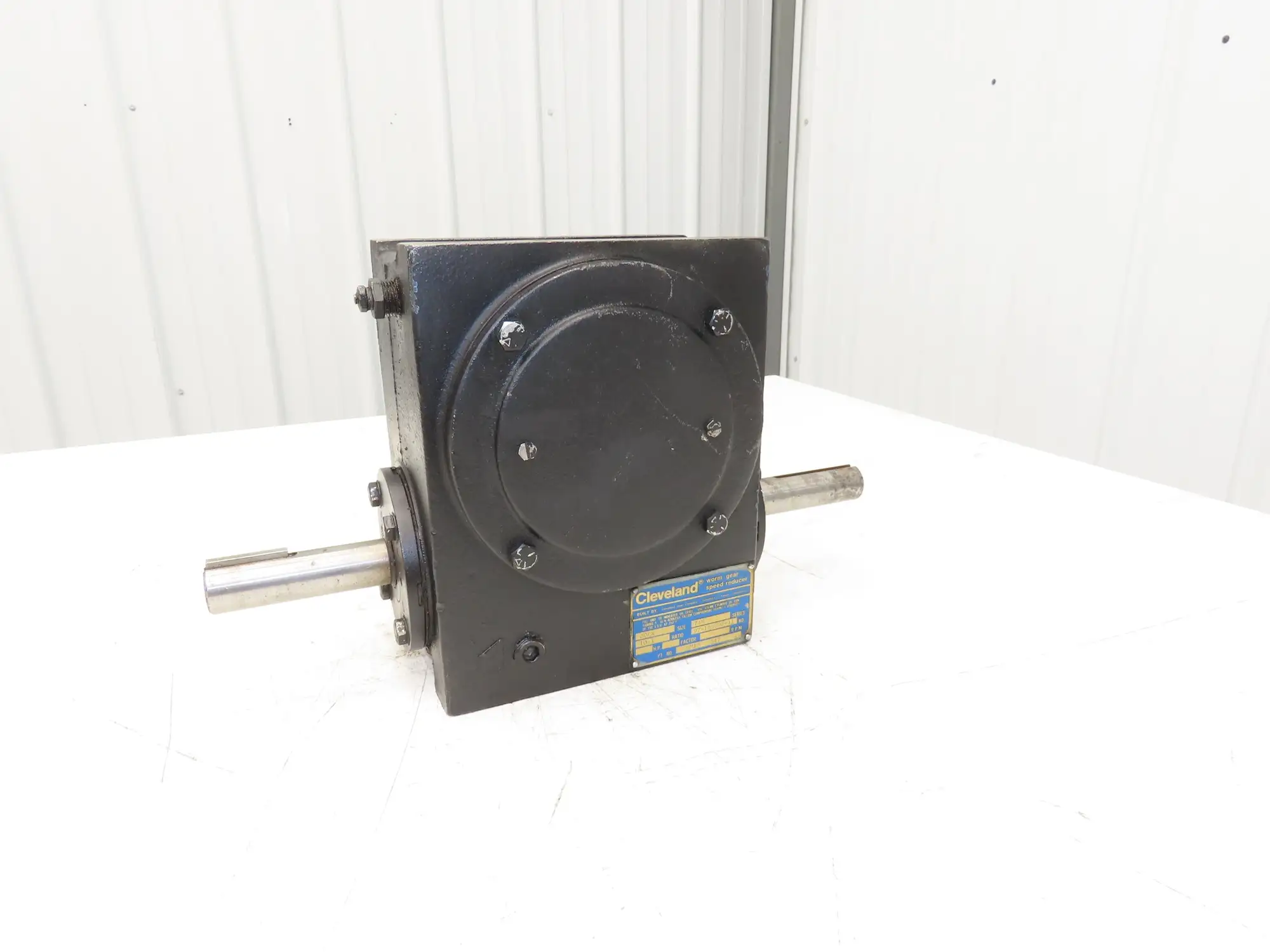 Cleveland 30EX 74M Gearbox 10:1 Reducer 175rpm Dual Input Slotted Adapter Output