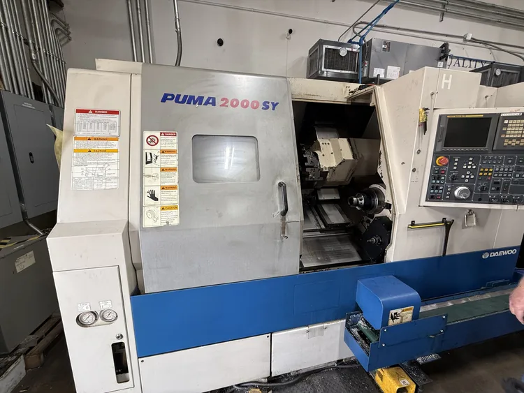Used DOOSAN / DAEWOO PUMA 200SY 5-Axis or More CNC Lathes Texas US | Texas Machinery Exchange #987567