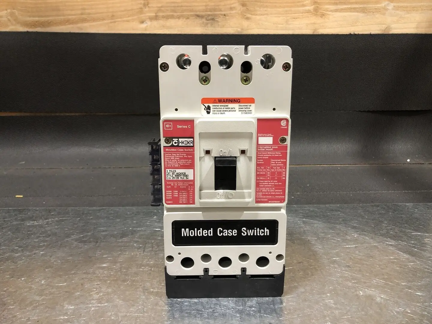 USED CUTLER-HAMMER NO. HKDKROB