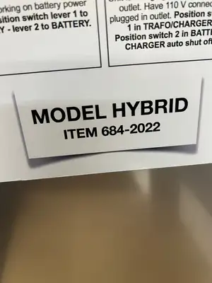 Hybrid 684 Hands Free Portable Sink NEW