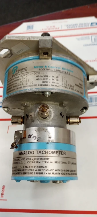 Used Pacific Scientific 33VM62-020-20 Servo Motors Arizona US | ASSET CONVERSION SPECIALISTS, INC. #307399