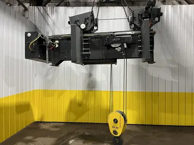 17.5 TON (2014) KONE-CRANES MODEL #CXT60410160P75GGN0S SINGLE GIRDER OVERHEAD CRANE HOIST & TROLLEY: STOCK #18633
