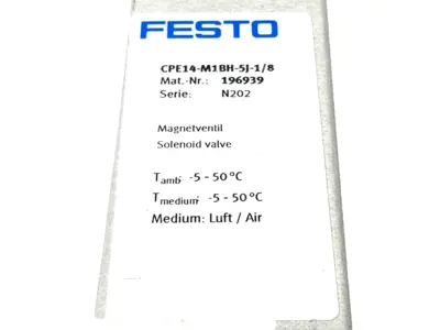 New | in-Stock Festo 196939 Solenoid Valves Michigan US | Maverick Industrial Sales #1392231