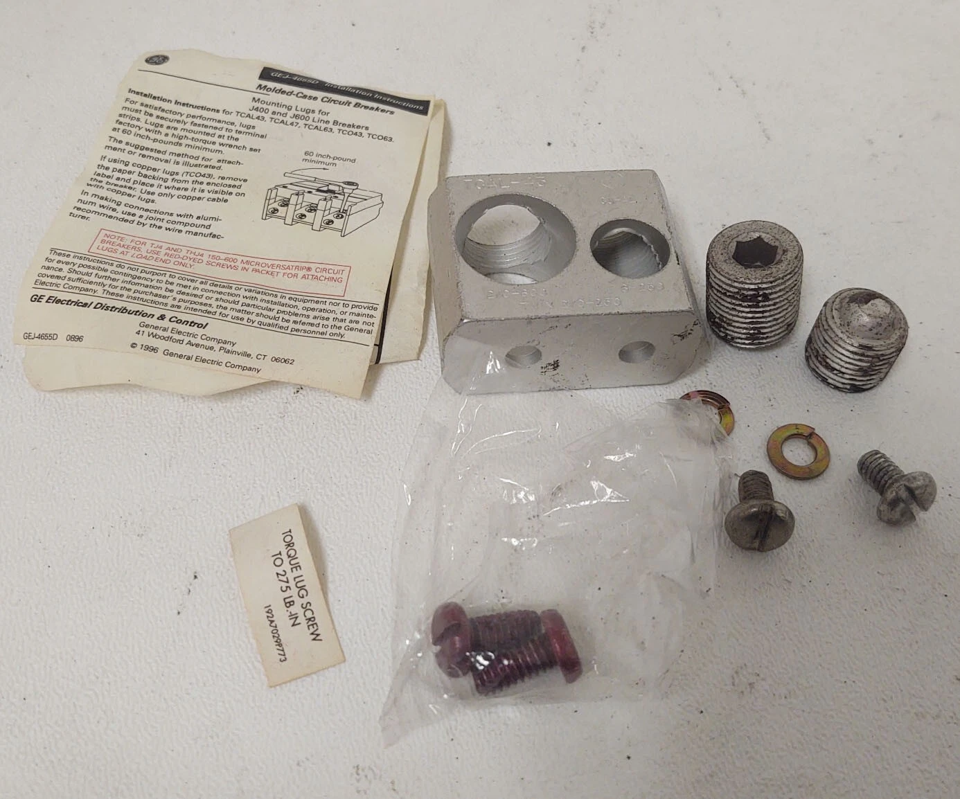 NEW GENERAL ELECTRIC TCAL43