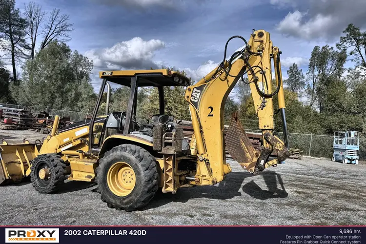 Used 2002 CATERPILLAR 420D Excavators California US | Proxy Equipment #1377694