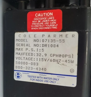 USED COLE PARMER 50000-083