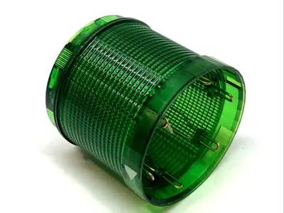 USED SIEMENS GREEN LED STACK LIGHT MODULE 24V AC/DC