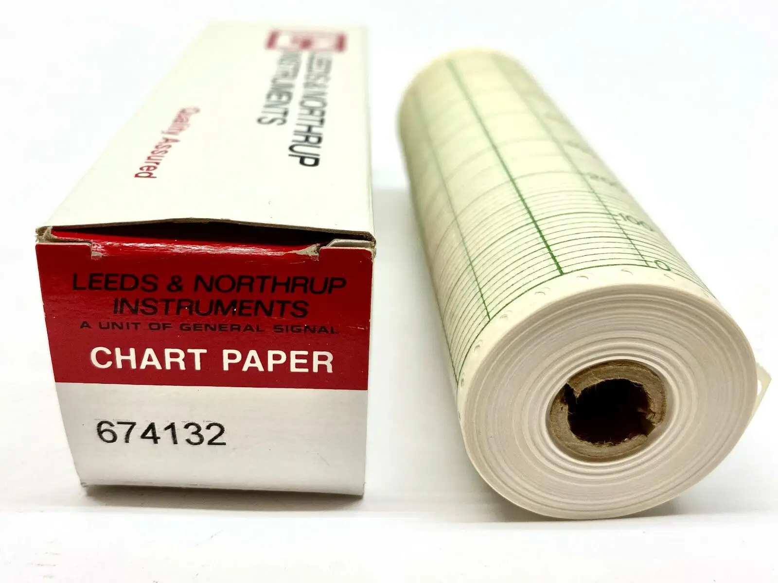 NEW LEEDS & NORTHRUP STRIP CHART PAPER ROLL 0-700 RANGE