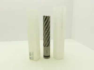 Putnam Tool 97126 Fluted Coarse Pitch Knuckle Rougher End Mill 2" Dia x 8" Flute