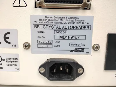 USED Becton Dickinson BBL Crystal Autoreader