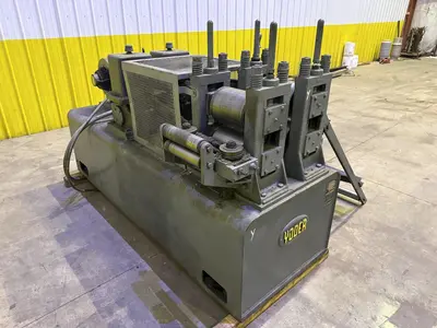 8" WIDE YODER 4-ROLL POWERED COIL FEEDER: YOBRO #24666