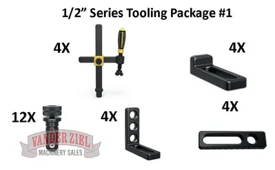 Siegmund 1/2" Series (System 16) Tooling Package #1, Model 4-163100.1 - NEW