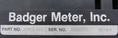 NEW BADGER METER 59020-014 PROCESS CONTROLLER 59020014