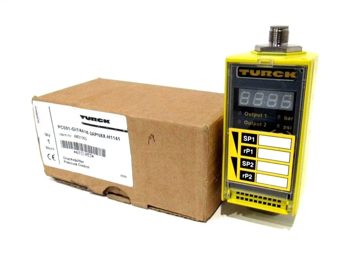 NEW TURCK PC001-GI1/4A1M-2APN8X-H1141 FLOW SENSOR 6831053 PC001GI14A1M2APN8XH114