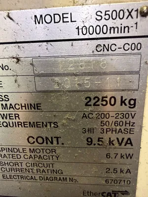 2015 BROTHER SPEEDIO S500X1 Vertical Machining Centers CNC | CNC EXCHANGE (9)