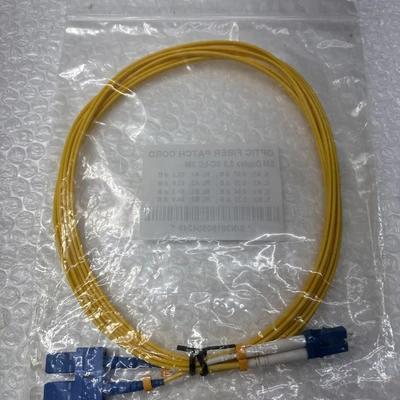 ** New Fibre Optic Patch Cod SM Duplex 2.0 LC-LC 3 M(Lot Of 5) &Warranty#
