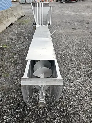 Used Screw Conveyor, 12" Diameter X 156'' Long 🔴 Liquidation Sale – All Offers Considered